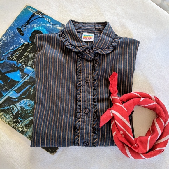 Vintage 🏵️ 70s Wrangler Blouse - Picture 1 of 6